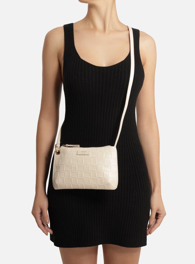 Bolsa Tiracolo Off-White Tressê Pequena Tag