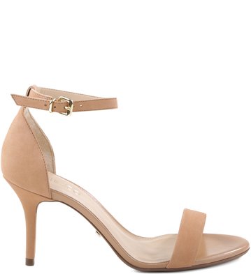 Sandália Isabelli Média Nobuck Nude-Rose