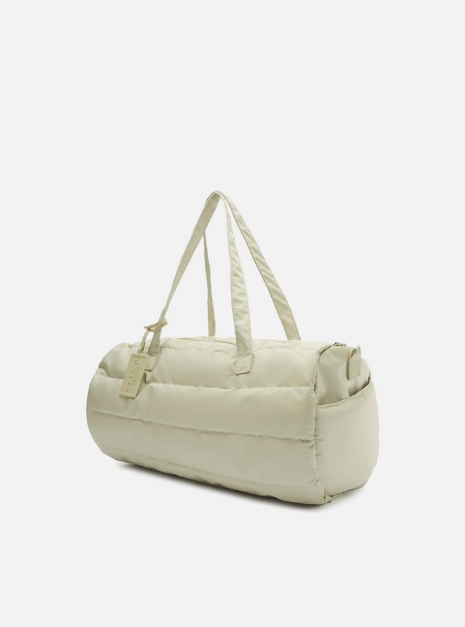 Mala Cinza Nylon Gigi Grande