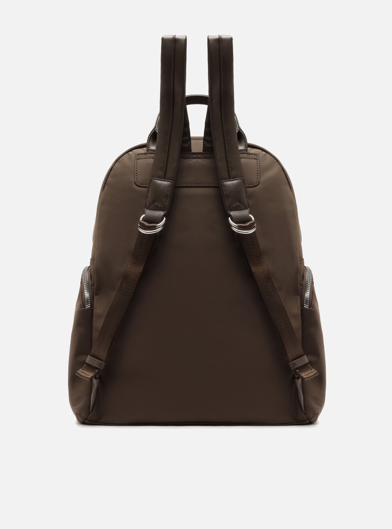 Mochila Nylon Grande Marrom — foto 3