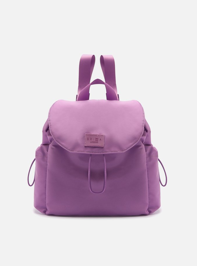 Mochila Roxa Nylon Média Brizza