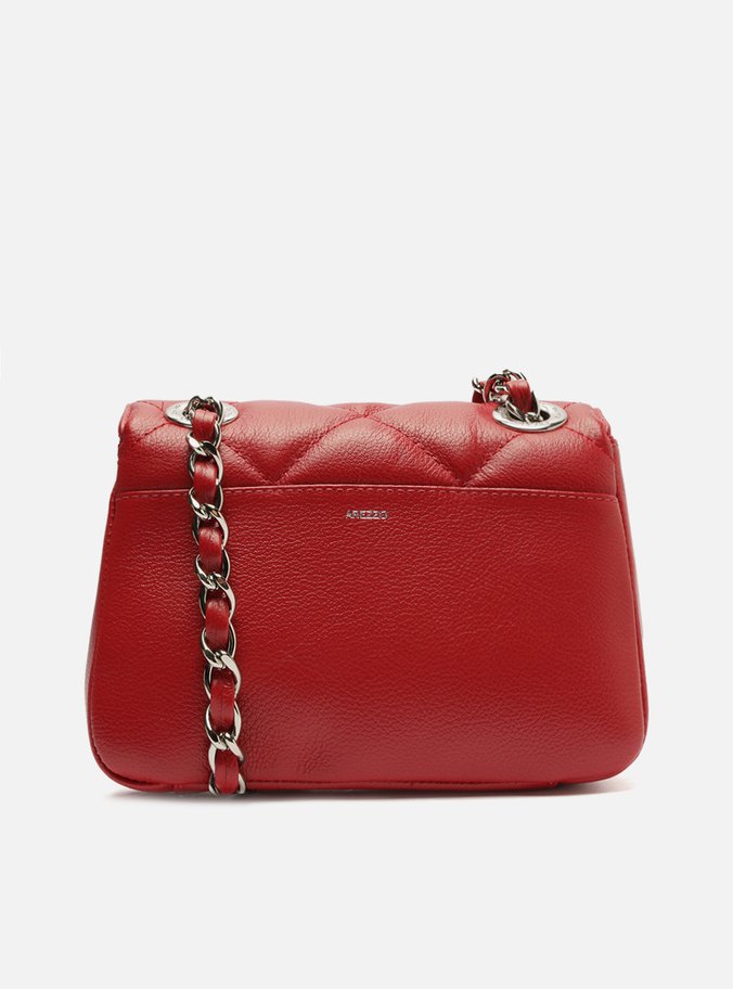 Bolsa Tiracolo Vermelha Couro Mizz Pequena