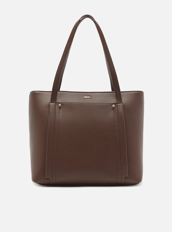 Bolsa Shopping Marrom Média