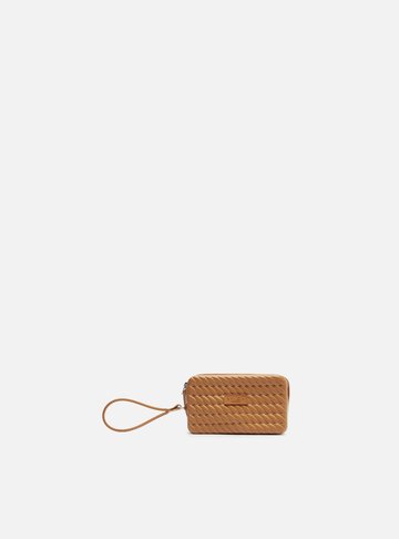 Clutch Marrom Alça Marrocos