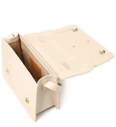 Bolsa Satchel Branca Ráfia Alana Média Bolsa Satchel Branca Ráfia Alana Média