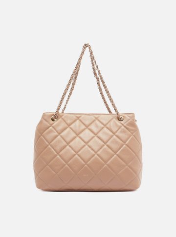 Arezzo — Bolsa Tote Rosa Couro Matelassê Gab Média