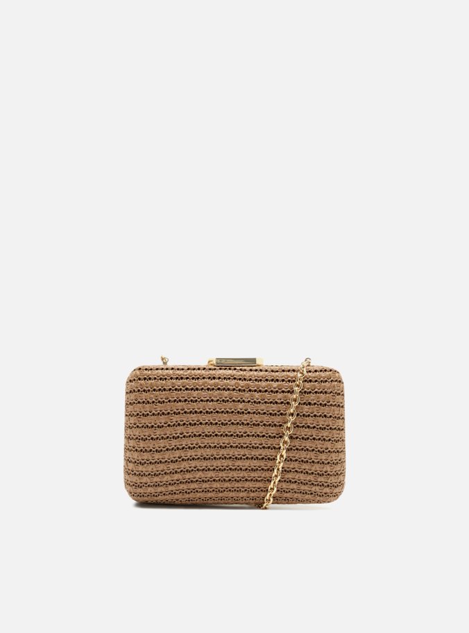 Bolsa Clutch Marrom Pequena