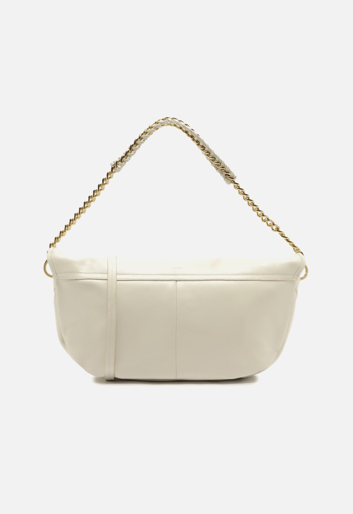 Bolsa Tiracolo Branca Couro Metais — foto 3