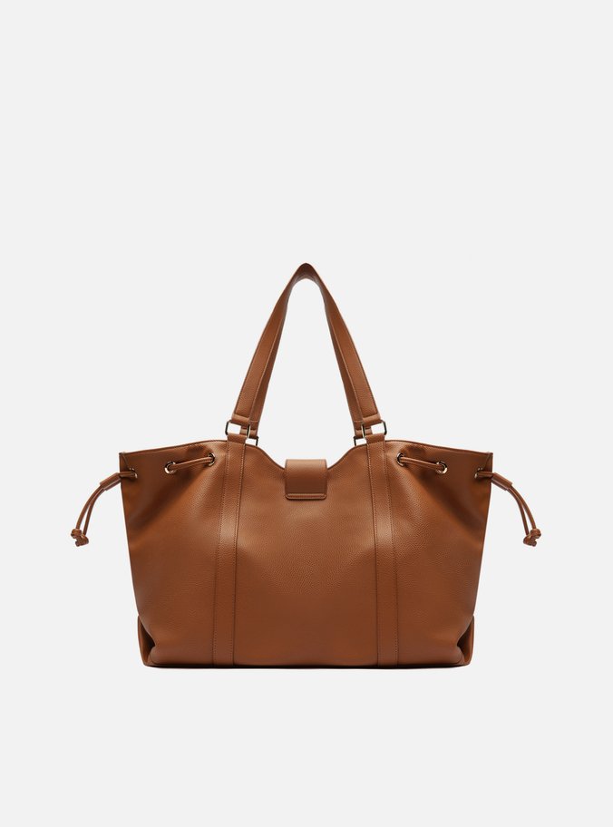 Bolsa Shopping Marrom Grande