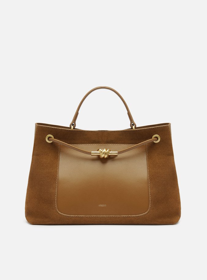 Bolsa Tote Caramelo Couro Helena Grande