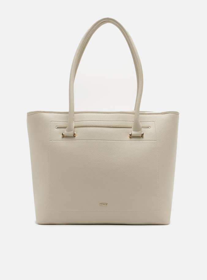 Bolsa Shopping Branca Grande