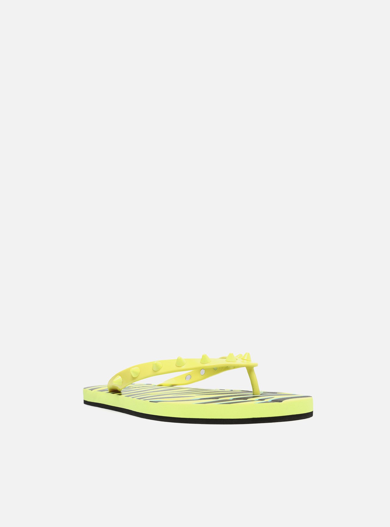 Chinelo de Dedo Multicolorido Estampa Brizza Rock — foto 2