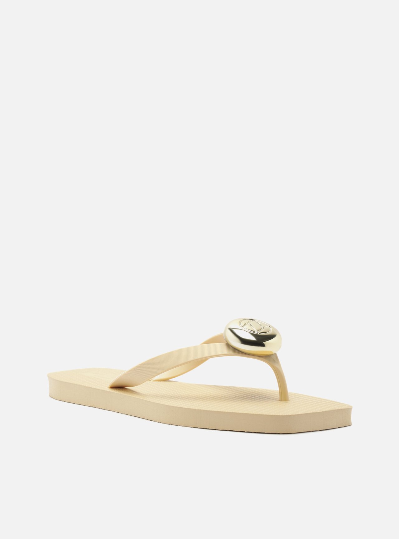 Chinelo de Dedo Off White Square Metal Brizza — foto 2