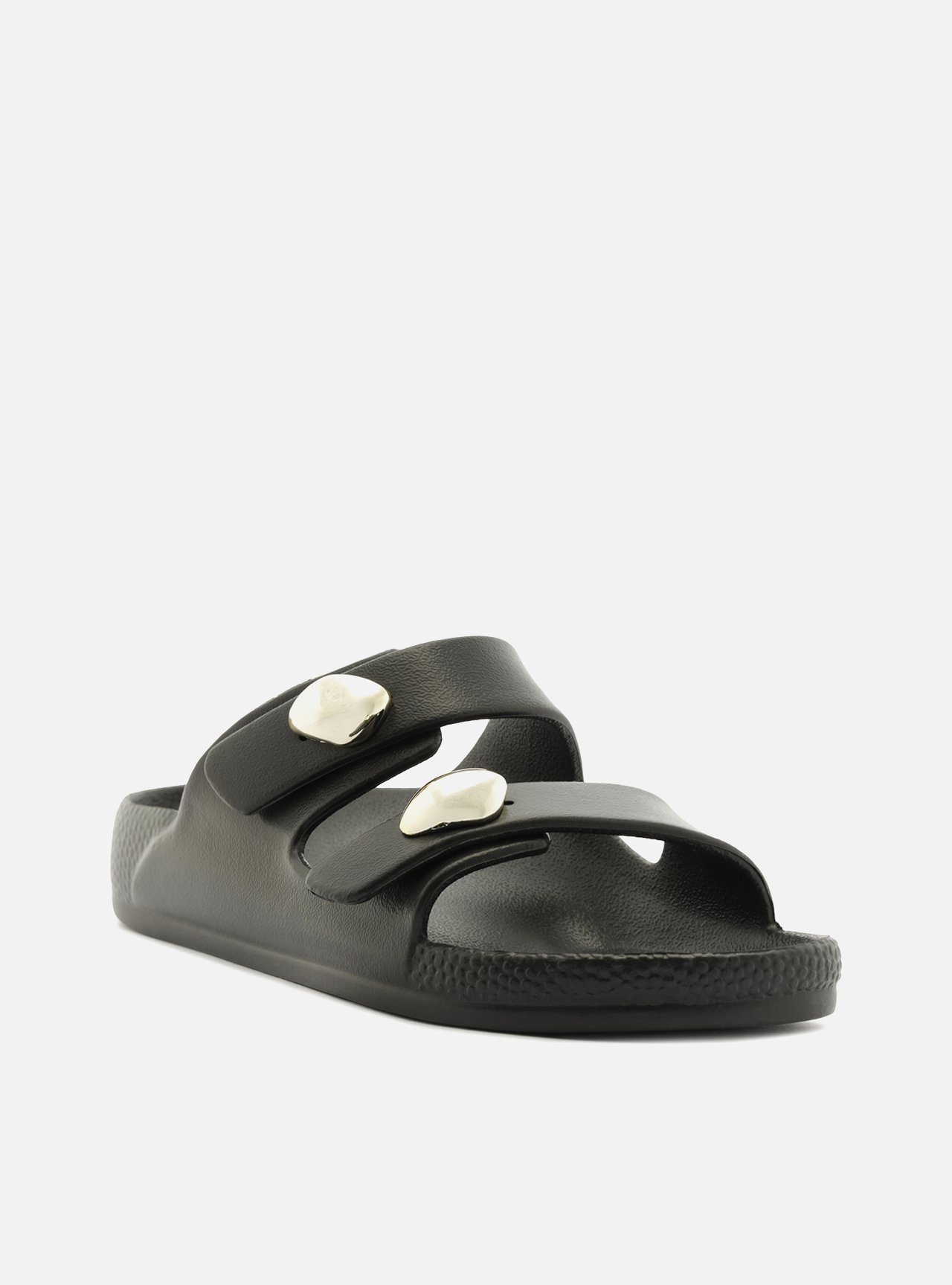 Sandália Papete Preta Flatform Brizza — foto 2