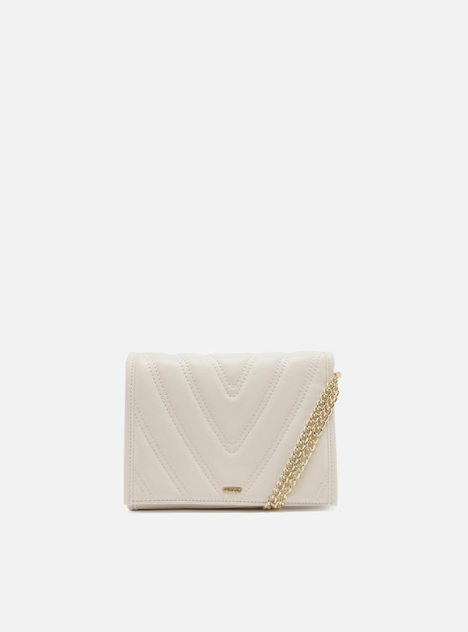 Bolsa Tiracolo Off-White Pequena Matelassê