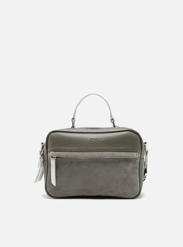 Bolsa Tiracolo Cinza Prione Média