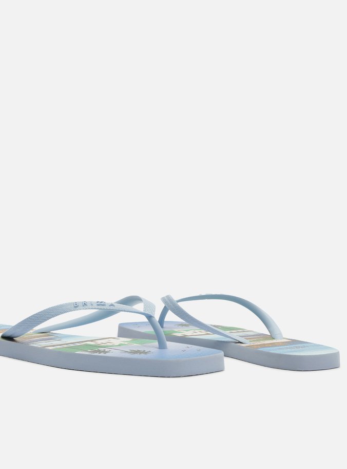 Chinelo Azul Estampa Brizza