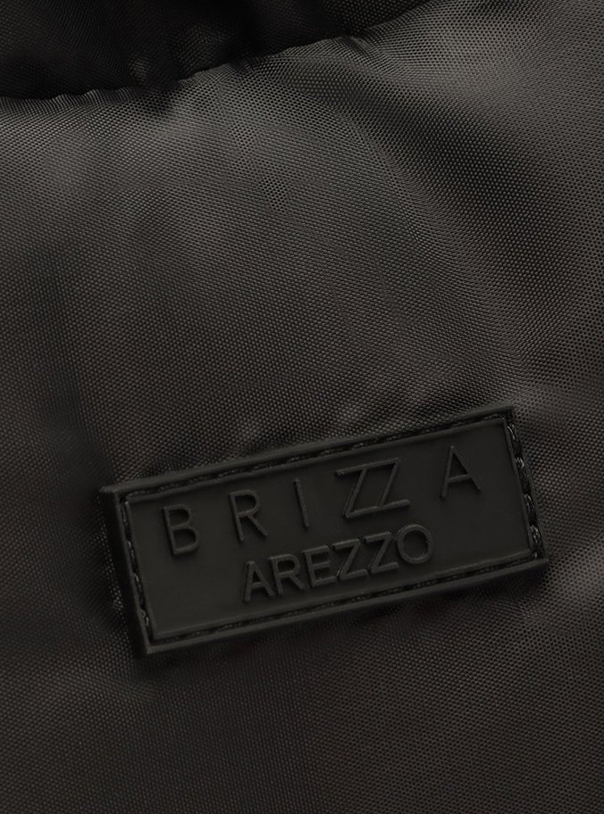 Bolsa Grande Nylon Preta Brizza
