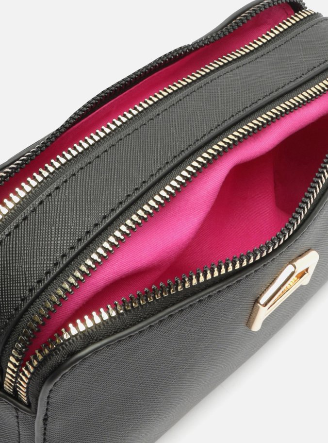 Bolsa Tiracolo Preta Pequena Detalhe
