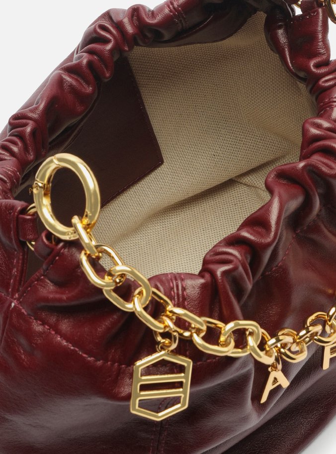 Bolsa Tiracolo Vermelha Couro Olívia Pequena