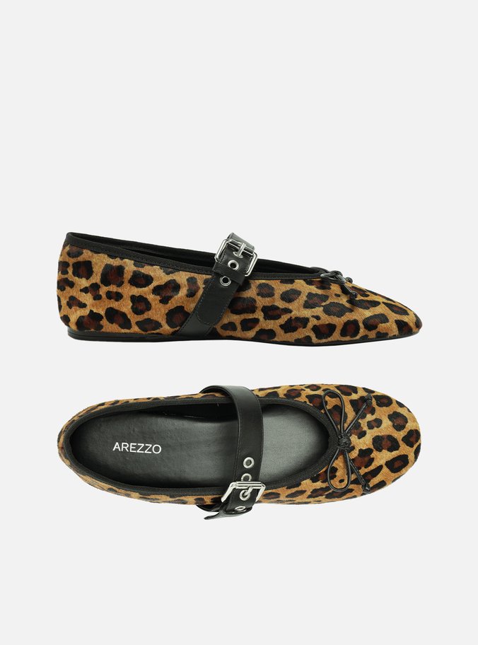 Sapatilha Animal Print Laço