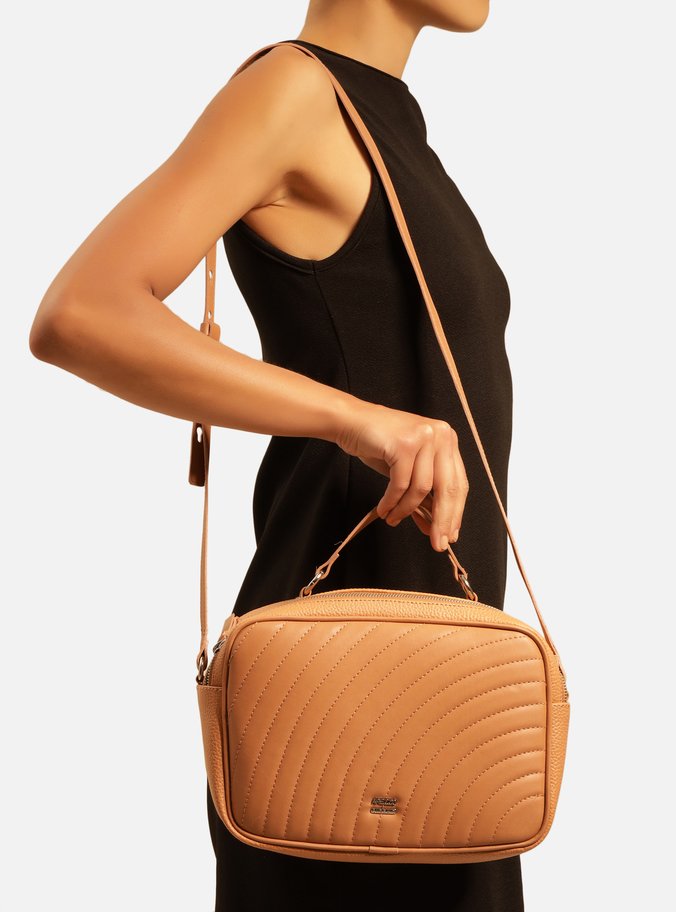 Bolsa Tiracolo Marrom Elisa Média Giorno