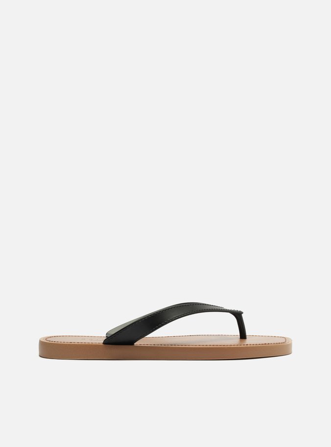 Chinelo de Dedo Preto Tira V Brizza