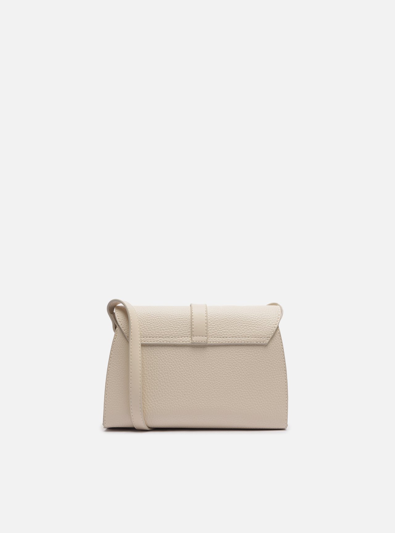 Bolsa Tiracolo Off White Pequena Metal Tiras Frontais — foto 3