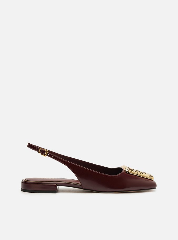 Sapatilha Vermelha Verniz Slingback