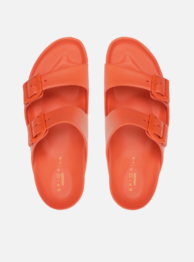Slide Laranja Flatform Tiras Brizza