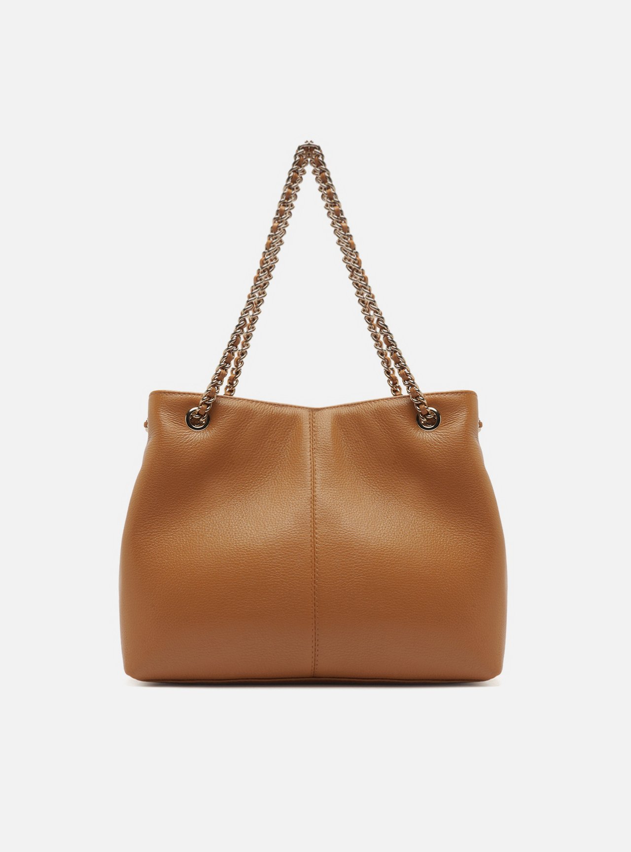 Bolsa Tote Marrom Couro Matelassê Gab Média — foto 3