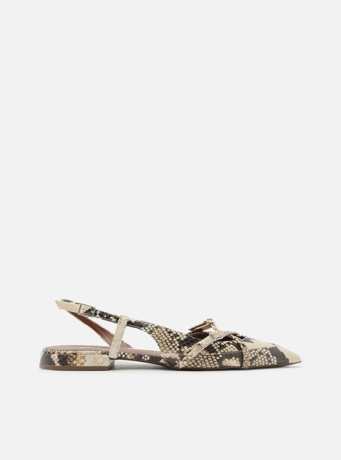 Sapatilha Animal Print Slingback New Amélia
