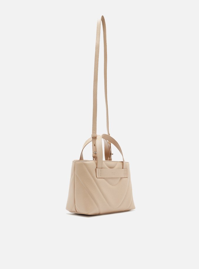 Bolsa Nude Branca Média