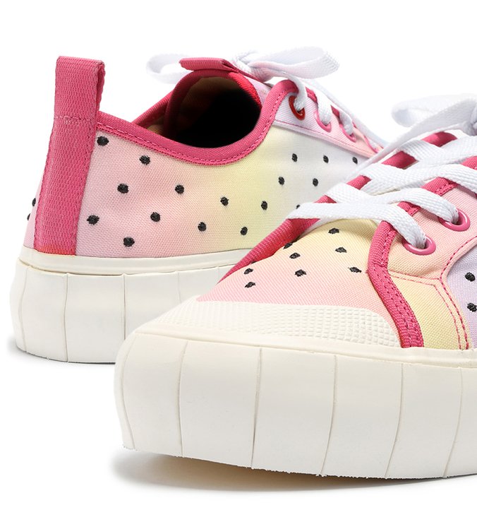 Tênis Multicolorido Lona Poá ZZ Love