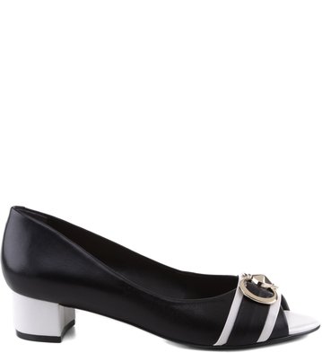 Peep Toe Clássico P&B