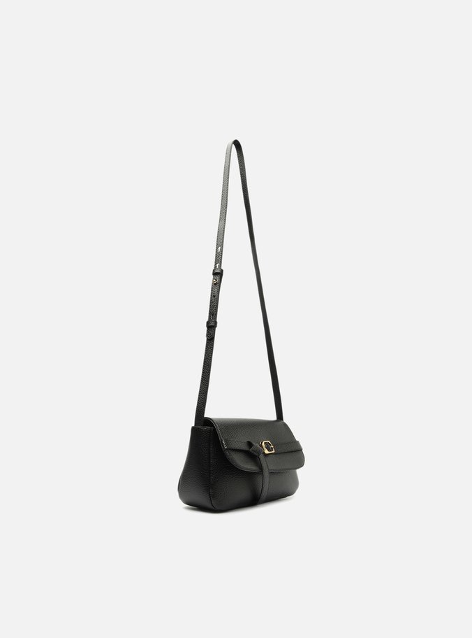 Bolsa Tiracolo Preta Pequena Fivela