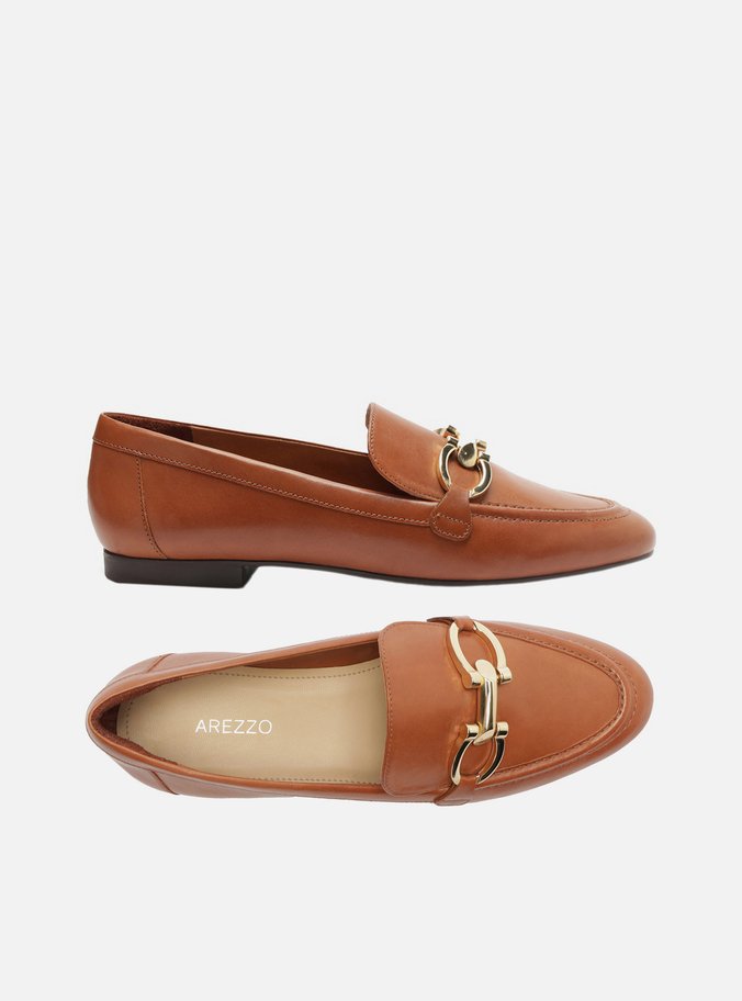 Mocassim Marrom Metal