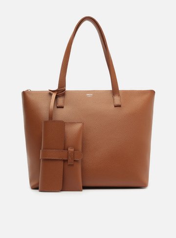 Bolsa Shopping Marrom Mercato Grande