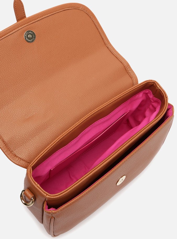 Bolsa Tiracolo Marrom Média Fivela
