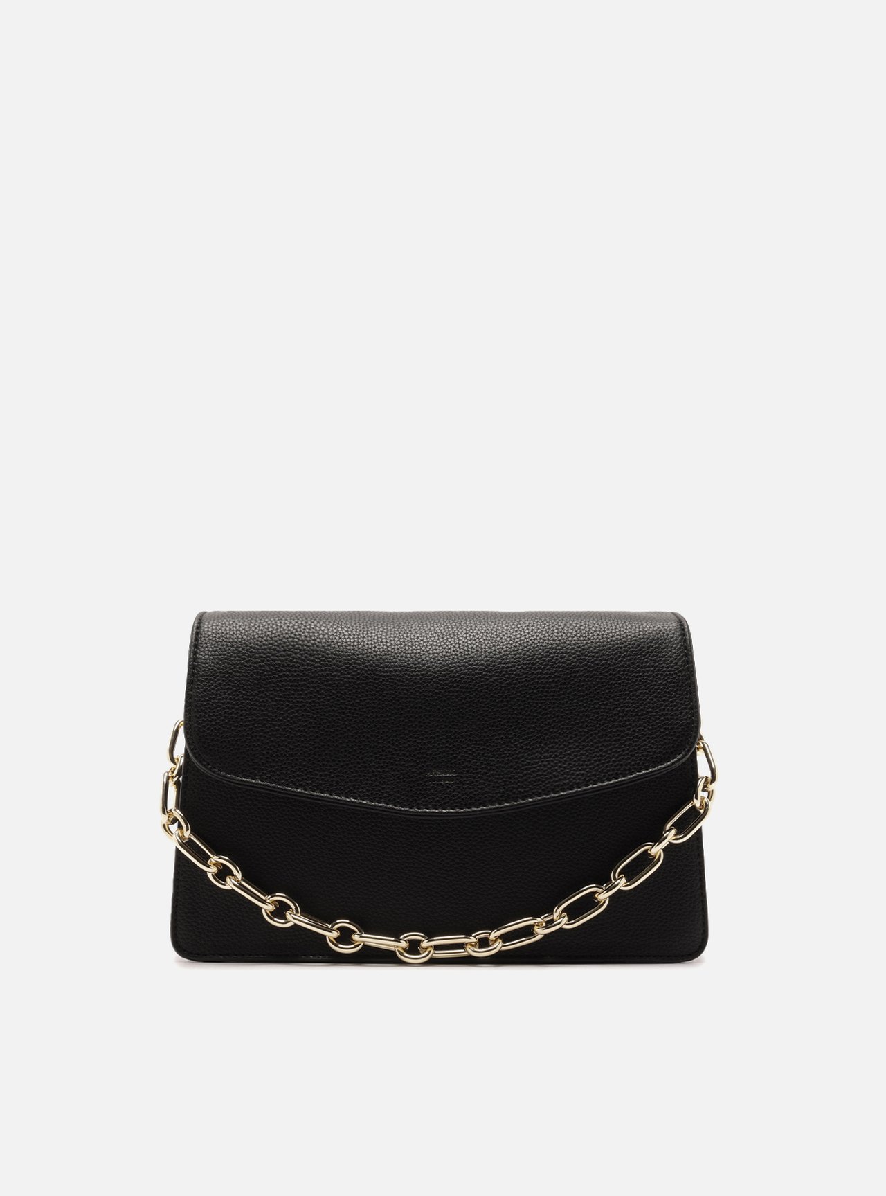 Bolsa Tiracolo Preta Média Corrente