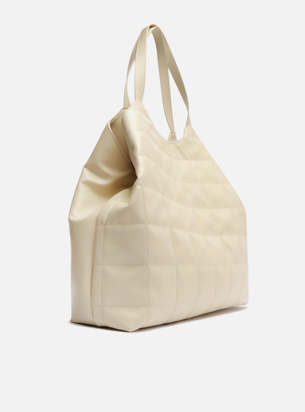 Bolsa Shopping Branca Grande Matelassê — foto 5