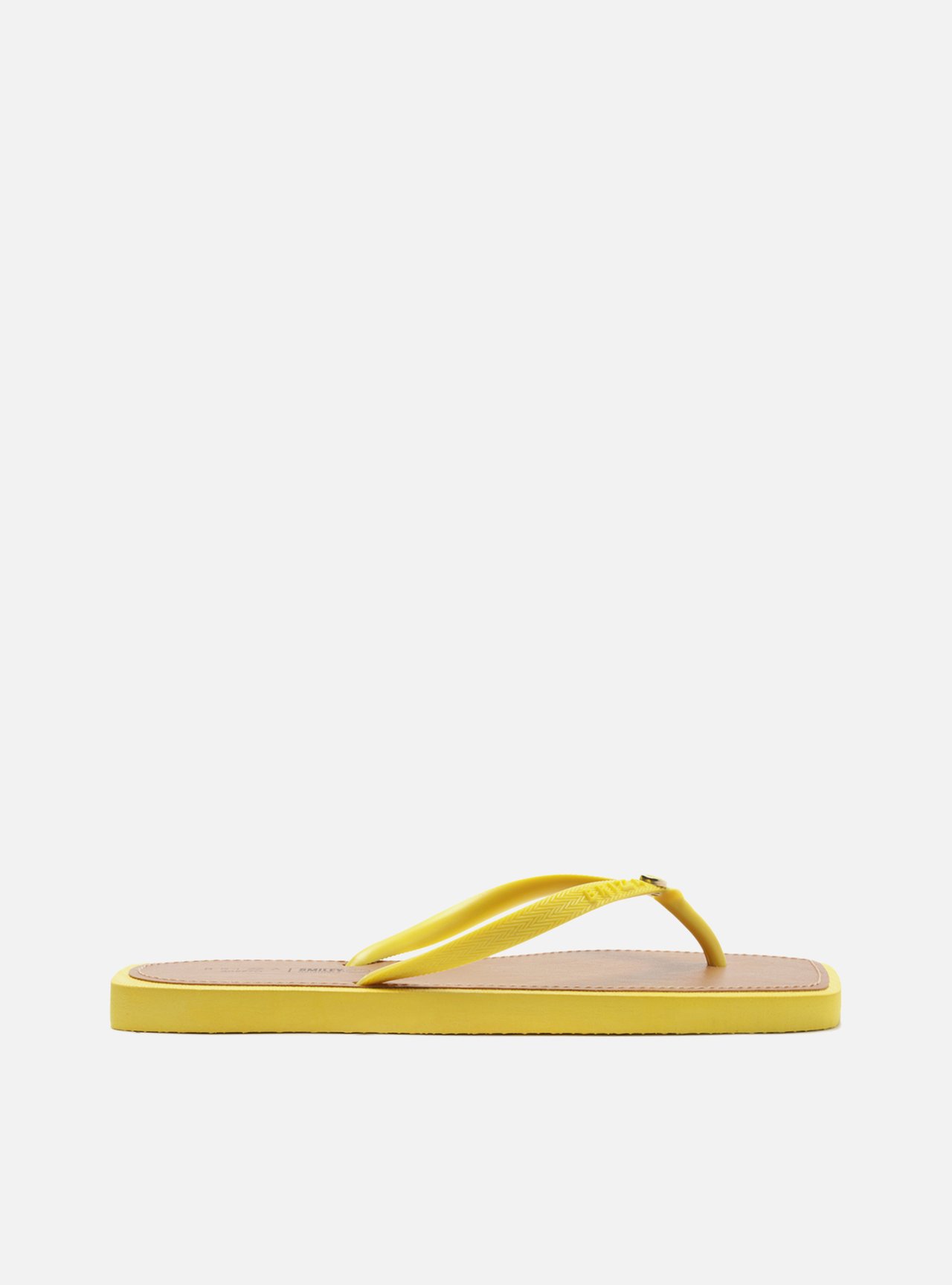 Chinelo de Dedo Amarelo Recouro Square Smiley — foto 3
