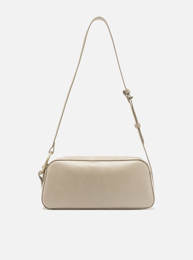 Bolsa Baguete Tiracolo Nude Pequena