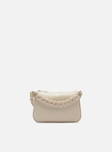 Bolsa Tiracolo Off White Iara Pequena