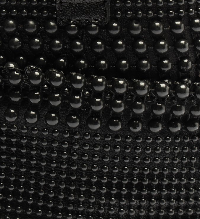 Bota Couro Malha Preto