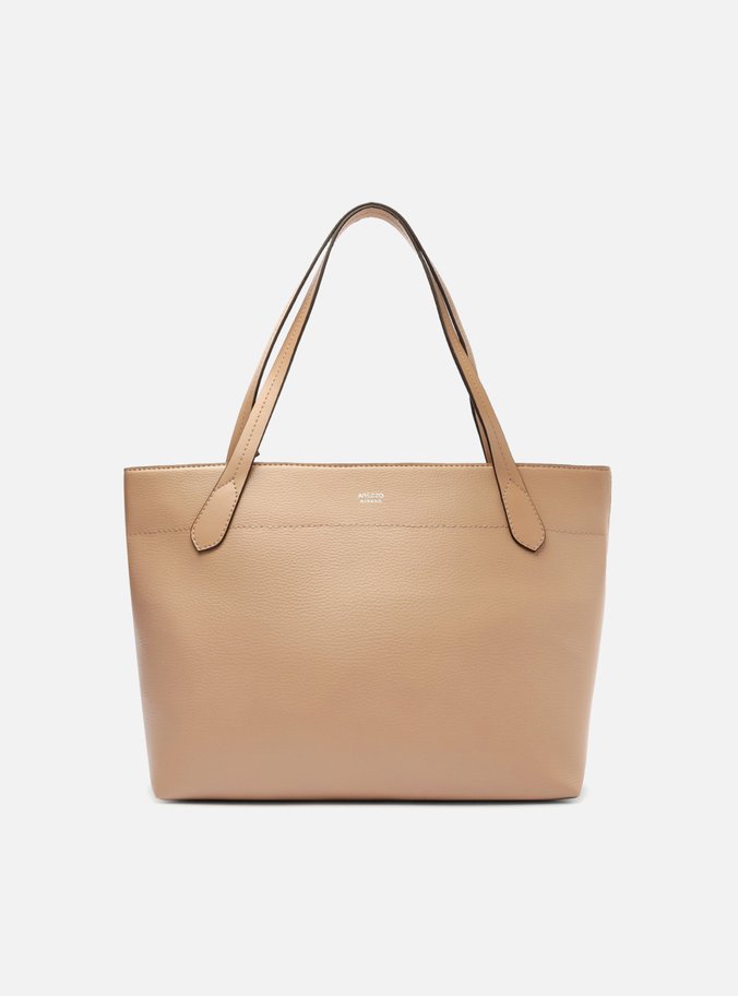 Bolsa Shopping Bege Lia Grande