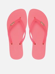 Chinelo de Dedo Rosa Tiras Jelly Brizza
