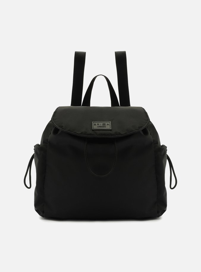 Mochila Preta Nylon Gigi Média Brizza