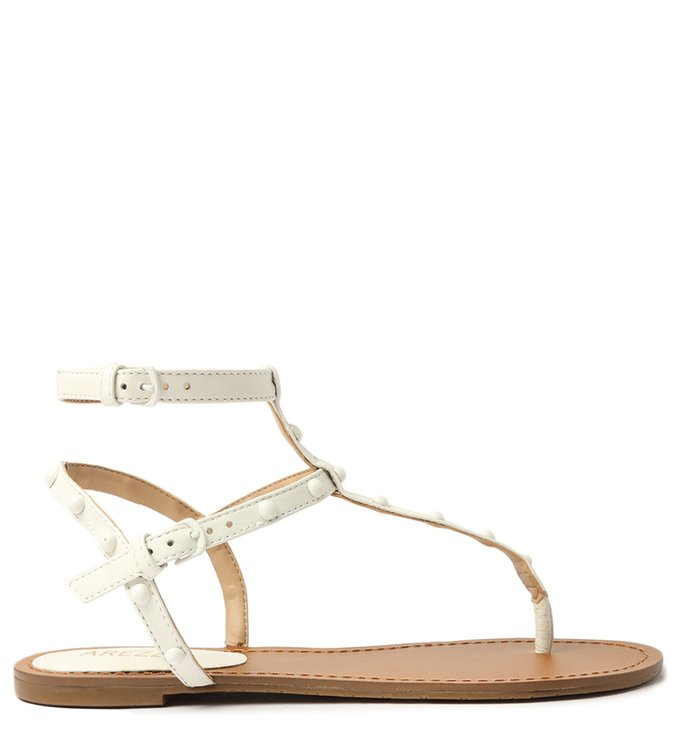 Rasteira arezzo branca clearance
