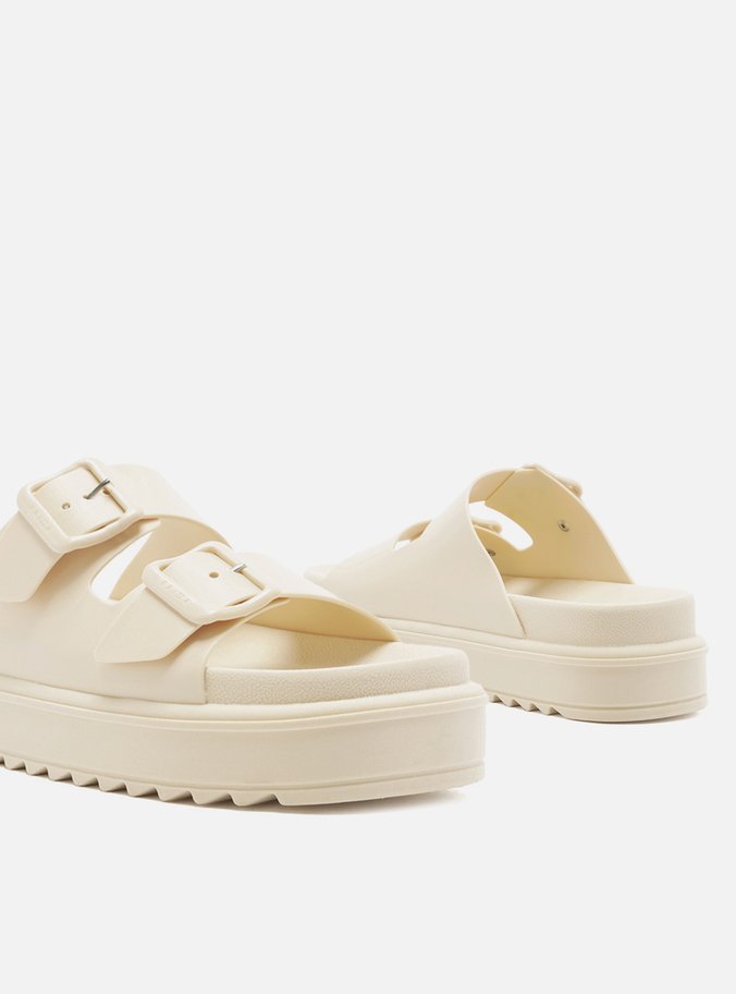 Slide Flatform Off-White Fivelas Brizza